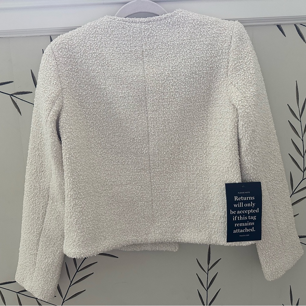 Tuckernuck Marilyn Jacket - Cream Tweed. XS. NWT. - Picture 7 of 9